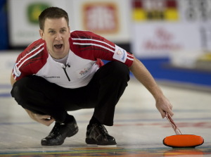 Gushue at the Masters Grand Slam of Curling